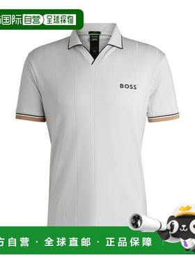 自营 bossx Matteo Berrettini active polo shirt with four-way