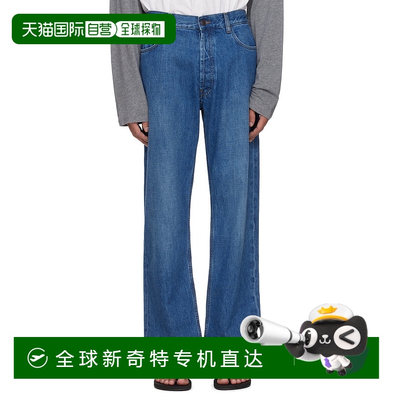 1小时内可退 香港直邮潮奢 The Row 男士 蓝色 Burt 牛仔裤 604W3