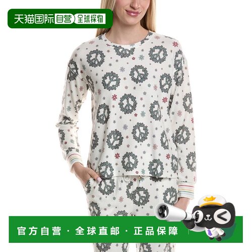 自营PJ Salvage Joy World To The World Top - white 美国奥莱直
