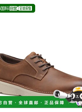 自营Johnston & Murphy Men's Colson Plain Toe Lace-Up Dress C