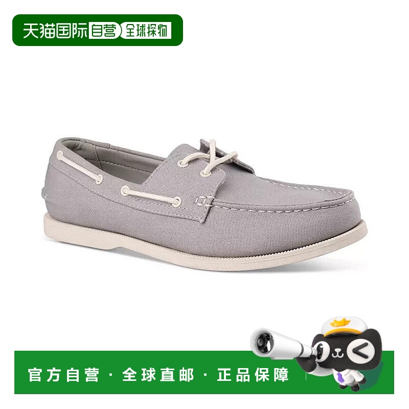 自营club room俱乐部客房Elliot 100184110MN灰色帆布舒适休闲船Z