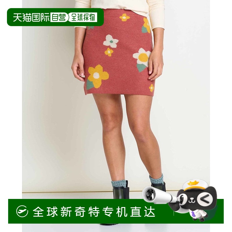 自营toad&coHeartfelt Sweater Skirt In Sundown Flowers - sund