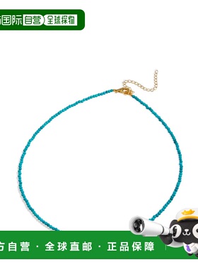 自营SAVVY CIE JEWELS蓝色绿松石石头项链绿色 美国奥莱直发