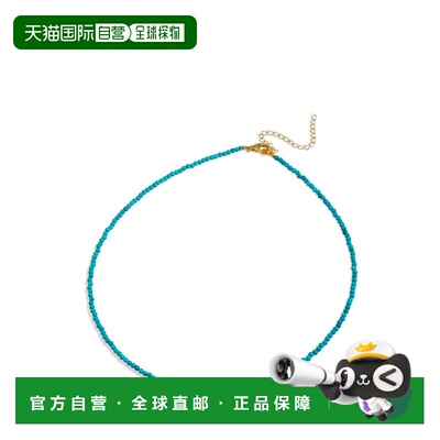 自营SAVVY CIE JEWELS蓝色绿松石石头项链绿色 美国奥莱直发
