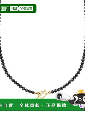 自营Ross-Simons 3.5-4mm Onyx Bead Charm-Compatible Toggle Ne