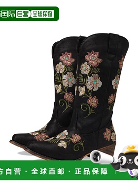1h可退 【美国直邮】Roper Riley Floral 女靴 时装靴 复古人造革
