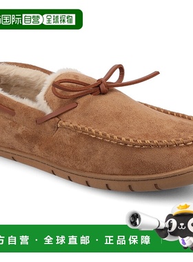 自营vance co.Vance男式Hayden Shearing拖鞋-栗色 美国奥莱直发