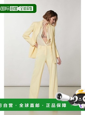 自营Patrizia Pepe Polyester Casual Women's Pants - yellow 美