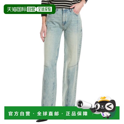 自营Triarchy Goldie Mid-Rise Darted Venice Vintage Indigo St