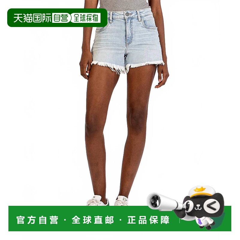 自营kut from the klothWomen's Jane High Rise Long Denim Shor