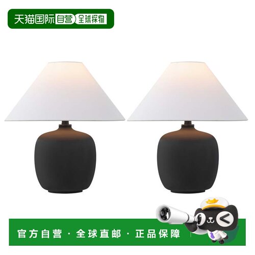 自营jonathan y德尔福极简主义斯堪的纳维亚树脂/铁LED台灯-哑光