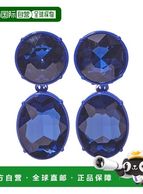 自营Carolina Herrera CZ Tonal Crystal Earrings - pattern 美