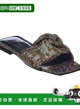 自营By FAR Lima迪斯科皮凉鞋-金色 美国奥莱直发