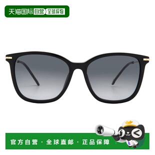 自营Carolina Herrera Grey Shaded Square Ladies Sunglasses HE