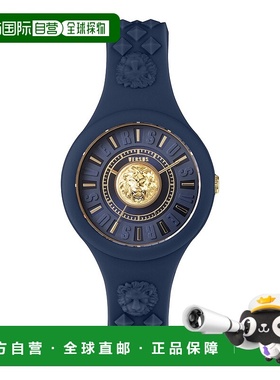 自营 versus versaceFire Island 硅胶手表 - 蓝色/蓝色/蓝色 美