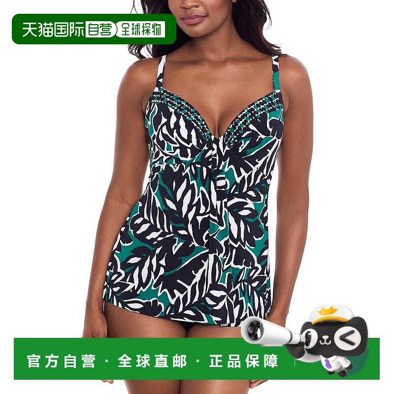自营Miraclesuit  Marina Tankini - black 美国奥莱直发性感泳衣