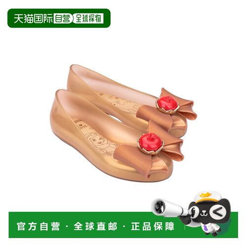 自营Mini Melissa Sweet Love + Snow White Kids Ballerina Flat