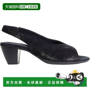 自營 Rochelle吊帶涼鞋 黑色金屬漆 美國奧萊 munro女式