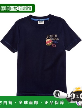自营Scotch & Soda Regular-Fit T-Shirt - blue 美国奥莱直发