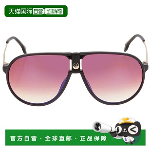 自营Carrera Brown Shaded Blue Mirror Pilot Unisex Sunglasses