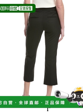 自营 Marella Fumato长裤-黑色 美国奥莱直发直筒裤八分裤