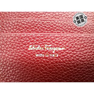 729007 Gancini SALVATORE 女士 多色 FERRAGAMO 红色小钱包