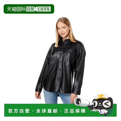 自营 Heartloom Tommy Shacket夹克女式黑色按扣前襟JDM1173-黑色