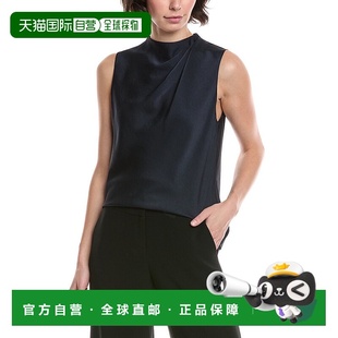 自营vince文斯垂布衬衫-蓝色 美国奥莱直发