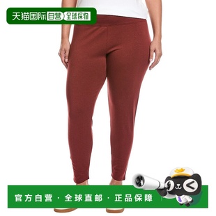 美国奥莱直发紧身裤 自营EILEEN 红色 脚踝护腿 FISHER