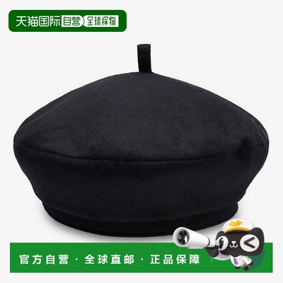 自营 wyeth黑色女式布鲁尼贝雷帽 美国奥莱直发防晒户外法式配饰