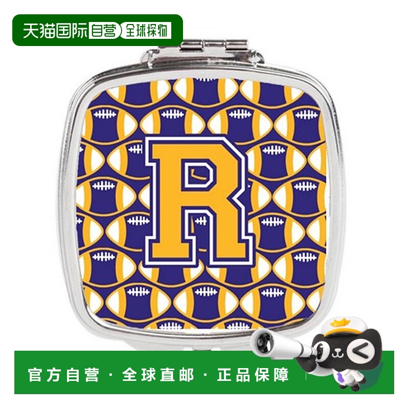 自营 Carolines Treasures CJ1064-RSCM 字母 R 足球紫色和正品