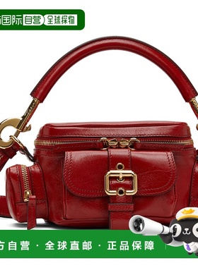 1h可退 香港直邮潮奢 Chloe 蔻依 女士 红色小号相机包 CHC24AS53
