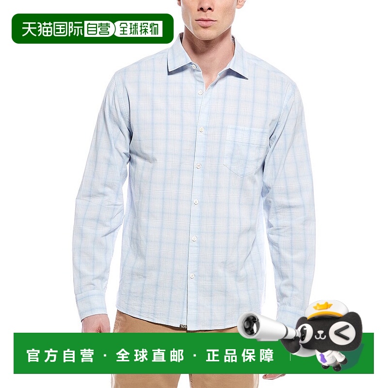 自营 billy reid比利 里德匹克威克衬衫-蓝色 美国奥莱直发
