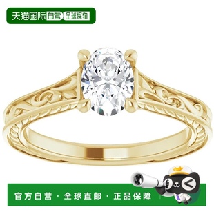 克拉三石莫桑石戒指 黄金 10k 14k 美国奥莱 白金 pompeii35