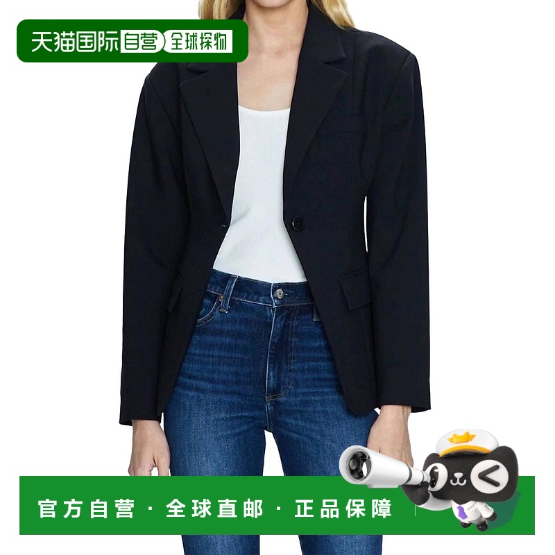 自营 pistolaStassi Cinched Waist Blazer In Black - black 美