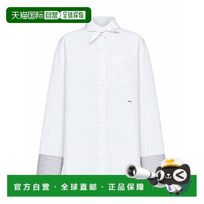香港直邮Prada/普拉达 衬衫 P470JROOO6283F0009长袖