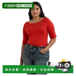 lauren ralph 女士 衬衫 上衣 1h可退 短袖 美国直邮