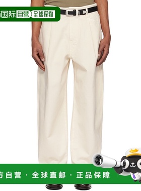 1h可退 香港直邮潮奢 Lemaire 男士 灰白色 Pleated Workwear 牛