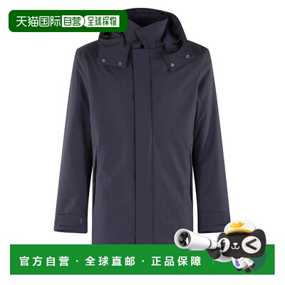 自营save the duckHooded Jacket With Central Zipper - black