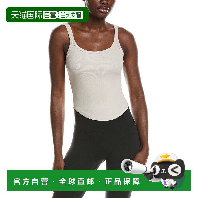 自营beyond yoga越瑜伽肋骨经典坦克-棕色 美国奥莱直发背心