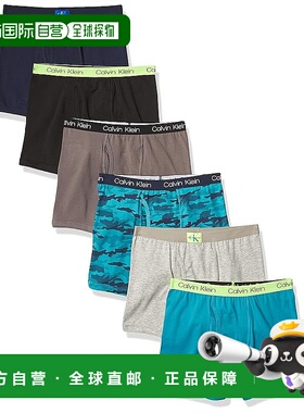 1h可退 香港直邮潮奢 Calvin Klein 卡尔文 克莱恩 男童 Underwea