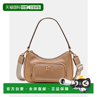 自营 dknyPhilo TZ肩部-卡布奇诺 美国奥莱直发斜挎包手提包