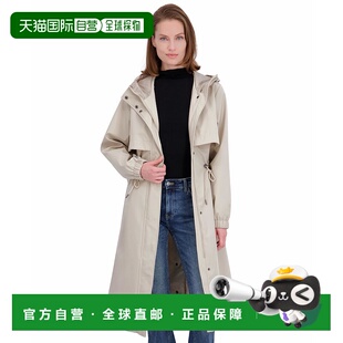 自营TAHARI Women's Softshell Trench Coat Lightweight Windpro