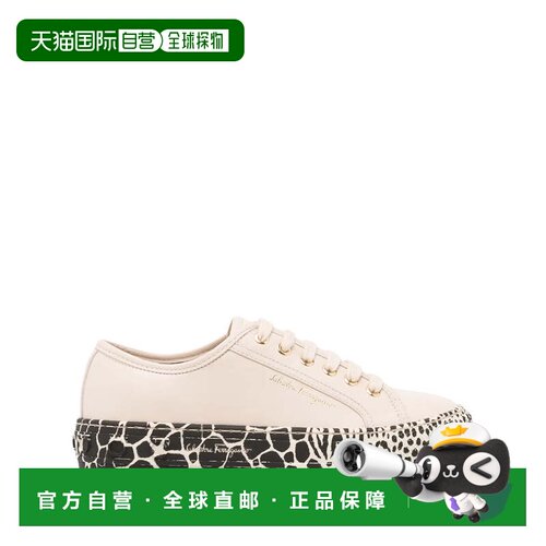 自营salvatore ferragamoFerragamo Gancini印花-鞋底运动鞋-neut