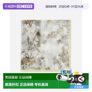 Mult Silk lafayette 148Eco Leaves 自营 Scarf Cotton Print