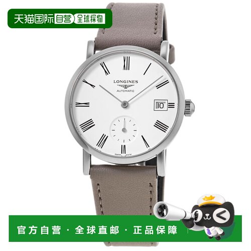 自营longines浪琴优雅系列自动自动白色表盘织物表带女士手表L4.3