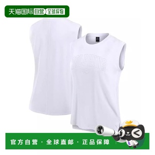 白色迈阿密海豚队Studio 女款 Fanatics Gym背心吊带 美国直邮