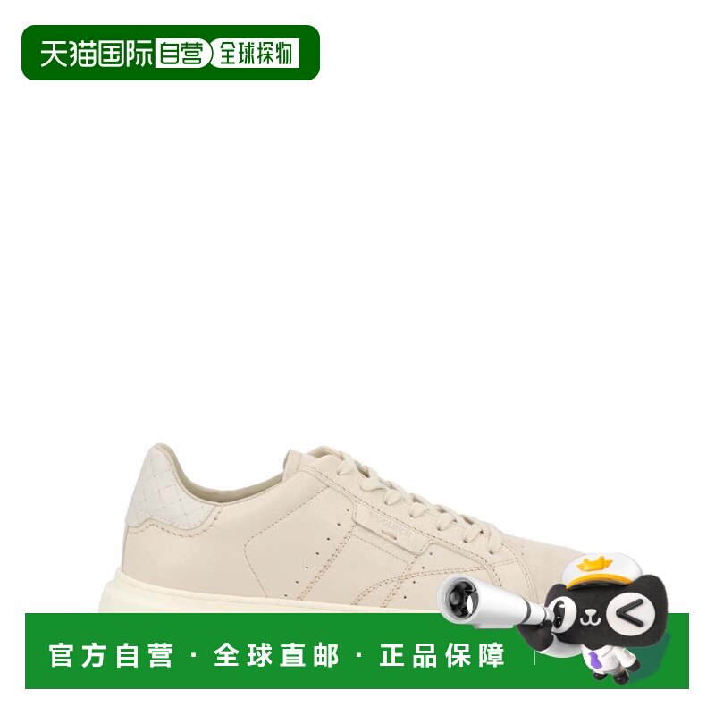 自营woolrich绗缝皮革运动鞋，搭配高架厚底-neutrals 美国奥莱直