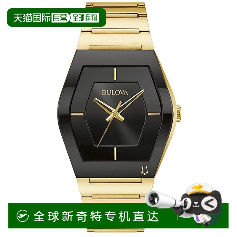 自营Bulova 女士双子座黑色表盘手表 - 黑色 【美国奥莱】直发