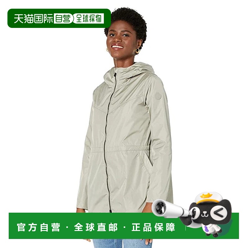 自营Save the Duck Juno Rain Jacket Women's Gray Hooded Full